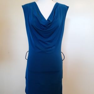 💙💕Azules Blue Tunic Top with Cowl Neck. Excellent condition.